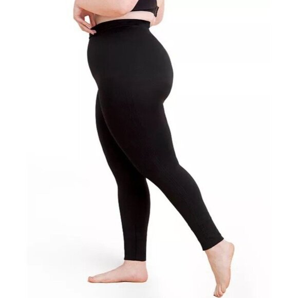 Shapermint Empetua Womens High Waist Shaping Leggings Sz Large Black 42075 $60 - Picture 5 of 16